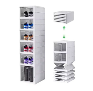 منظم الأحذية القابل للطي